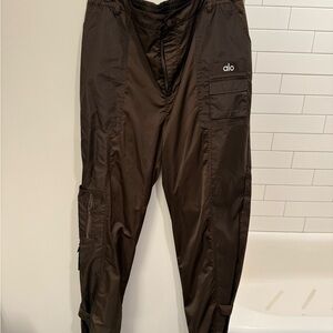 ALO Yoga Dark Brown Cargo Pants